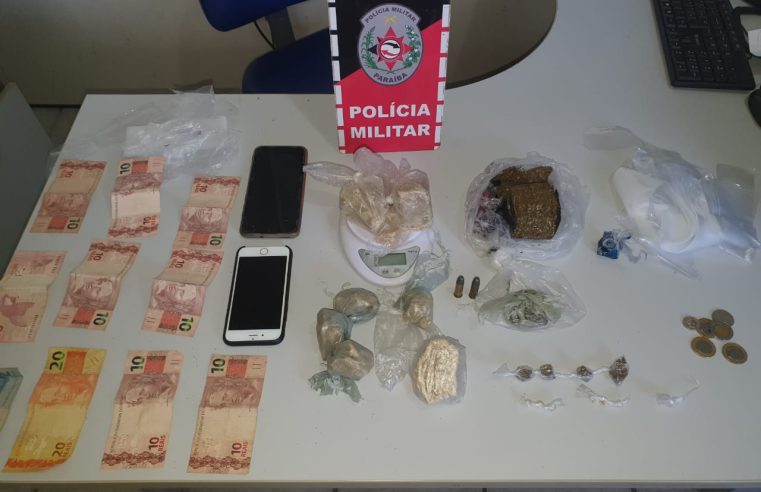 Polícia realiza prisão por tráfico em Guarabira e apreende drogas