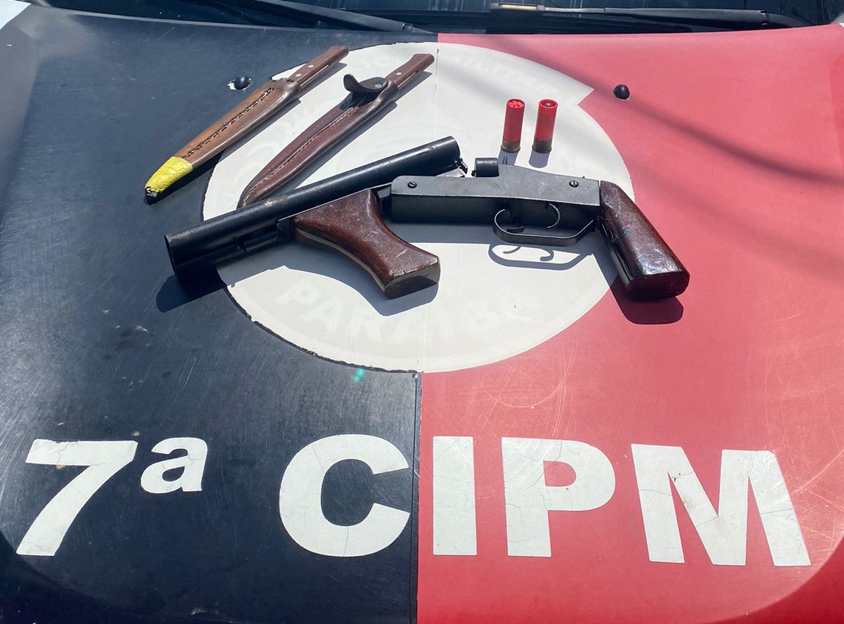 Operação da PM e PC prende homem por porte ilegal de arma em Solânea