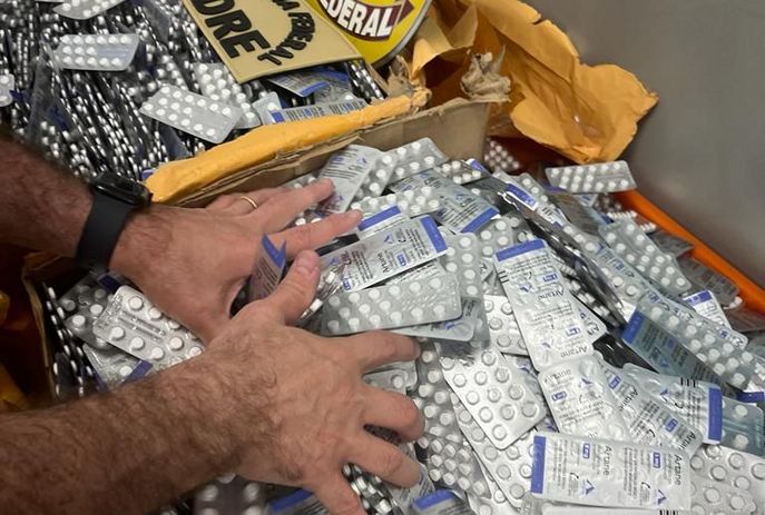 Polícia Federal apreende mais de 37 mil comprimidos de Artane, na PB