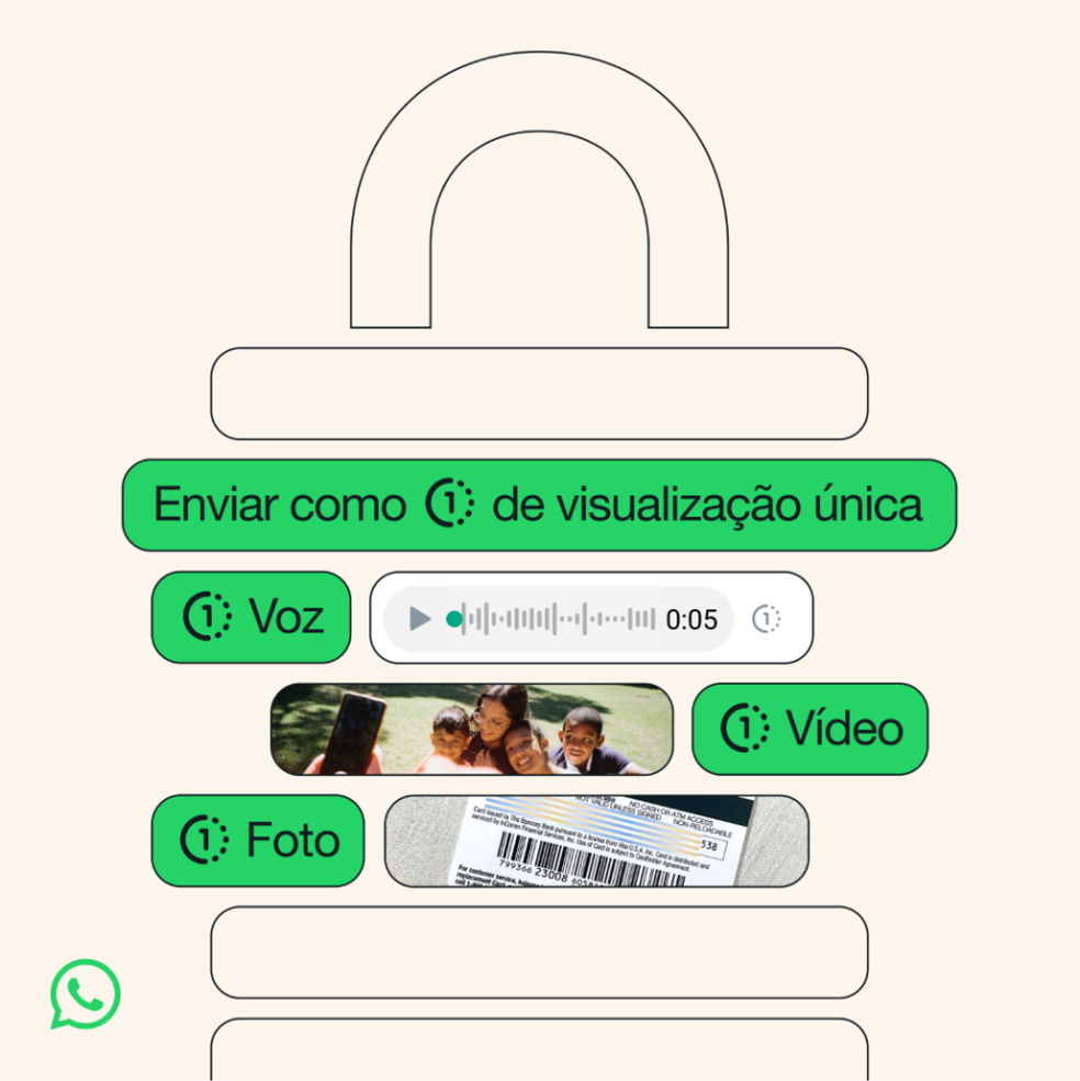 WhatsApp agora permite enviar mensagem de voz de reprodução única