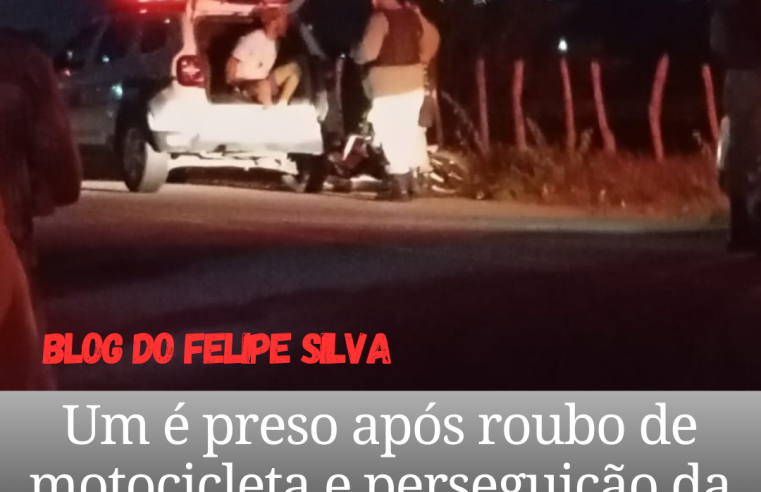 Após assalto em Dona Inês polícia age rápido, prende indivíduo e recupera moto