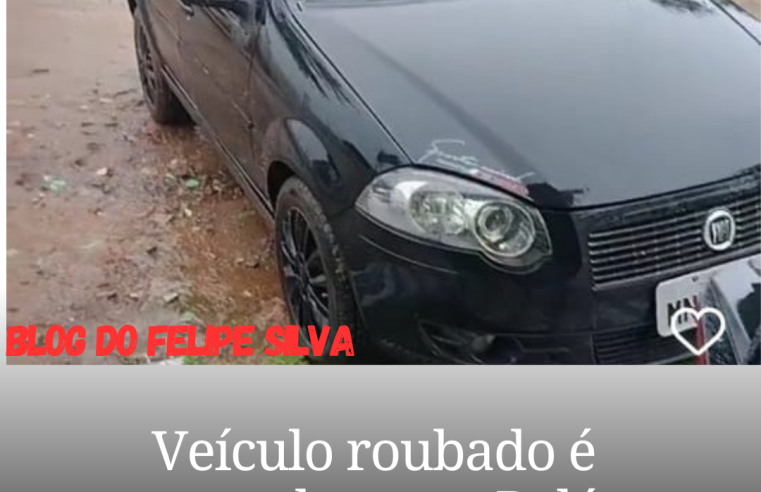 Veículo roubado é encontrado entre Belém e Bananeiras