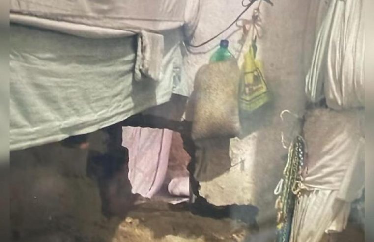 Polícia evita fuga em massa de detentos que cavaram buraco em parede de cela do presídio, na PB