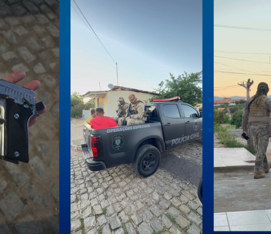 Operação prende seis suspeitos por tráfico e apreende armas e drogas na PB