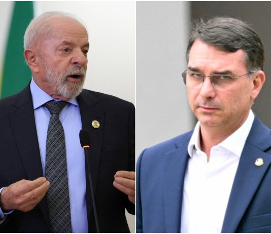 Datafolha: Lula, 39%; Flávio Bolsonaro, 33%; Ronaldo Caiado; 5%; Renan Santos; 4%; Zema, 3%; Augusto Cury, 2%