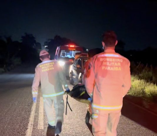Acidente registrado na rodovia que liga a Guarabira a Mari