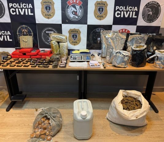 Cinco pessoas são presas suspeitas de manter delivery de drogas