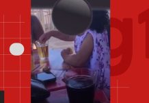 Bebê de 1 ano é filmado ingerindo bebida alcoólica durante reunião de família