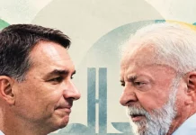 Datafolha, 1º turno – votos válidos: Lula, 45%; Flávio Bolsonaro, 42%; Caiado, 4%; Renan, 3%; Cury, 3%; Zema, 1%