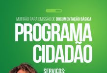 Lagoa de Dentro recebe Programa Cidadão com serviços de emissão de documentos nos dias 14 e 15 de outubro