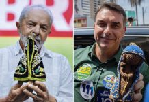 Datafolha: Lula, 42%; Flávio Bolsonaro, 38%; Cury, 4%; Caiado, 3%; Renan, 3%; Zema, 1%