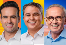 Em Campina Grande, pesquisa Data Ranking aponta Lucas Ribeiro com 55,2%, Efraim Filho com 19,1% e Cícero com 5,3%